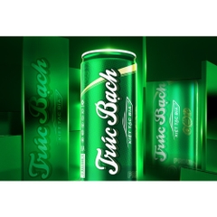 Bia Lon Trúc Bạch 330ml - Thùng 24