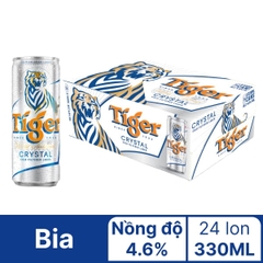 Bia Tiger CRYSTAL - Lon 330ml