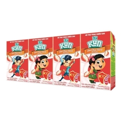 Sữa kun trái cây hương dâu - hộp 110ml