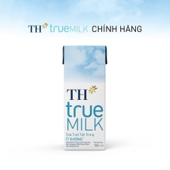 Sữa tươi triệt trùng TH Truemilk ít đường  - Hộp 180ml