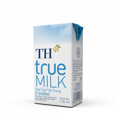 Sữa tươi triệt trùng TH Truemilk ít đường  - Hộp 180ml