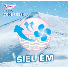 Băng vệ sinh Diana hàng ngày cool fresh - Bịch 20 miếng