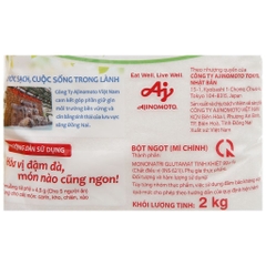 Bột ngọt Ajinomoto - gói 2kg