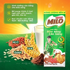 Sữa Milo có đường - Hộp 180ml