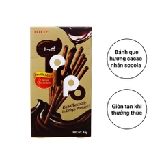 Bánh que Toppo- nhân Socola hương cacao - Hộp 40g