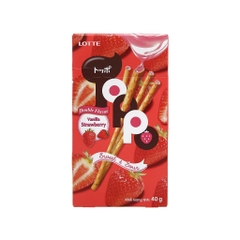 Bánh que Toppo- nhân kem dâu - Hộp 40g