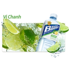 Nước uống điện giải Water boost vị chanh - Chai 555ml