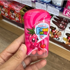 Kẹo gum bong bóng Lotte Fusen Nomi hương Dâu - Hộp 13.8g