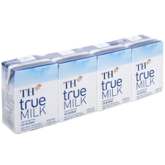 Sữa tươi tiệt trùng TH true Milk có đường - hộp 110ml