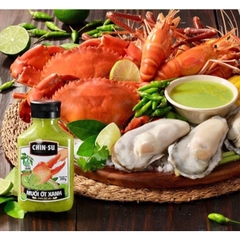 Muối ớt xanh chấm hải sản Chinsu - chai 200g