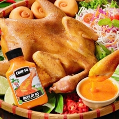 Muối ớt đỏ chấm lẩu nướng Chinsu - chai 200g