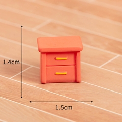 Mô hình vật dụng nội thất gia đình gấu trắng trang trí nhà búp bê, tiểu cảnh, DIY