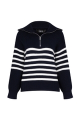 Bazzar Zip Hoodie Wool Top