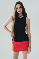 Clara Linen Mini Skirt