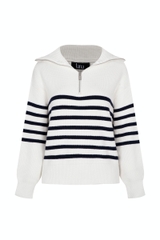 Bazzar Zip Hoodie Wool Top