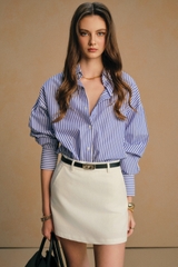Clara Linen Mini Skirt