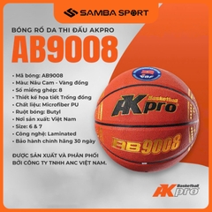 Quả bóng rổ da AKpro AB9008 số 7
