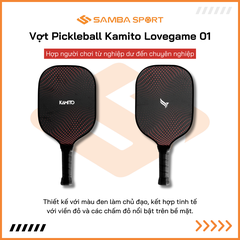 Vợt Pickleball Kamito Lovegame 01