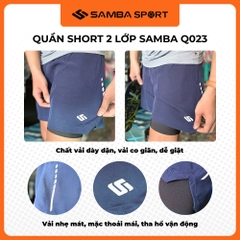 Quần Short Thể Thao Nam 2 Lớp Samba Q023