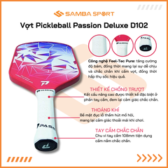 Vợt Pickleball Passion Deluxe D102
