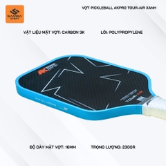 Vợt Pickleball AKpro Tour - Air Xanh