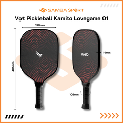 Vợt Pickleball Kamito Lovegame 01