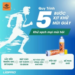 Chai xịt khử mùi giày Ligpro