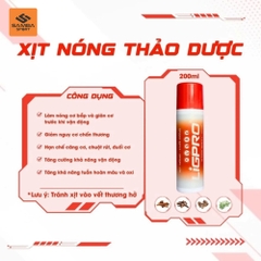 Chai xịt nóng Ligpro Warm Spray 200ml