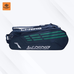 Túi cầu lông 2 ngăn Lining ABJS023-2 màu xanh