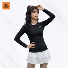 Áo thể thao nữ cổ tròn tay dài Samba Luna