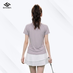 Áo thể thao nữ cổ tròn Samba Flex