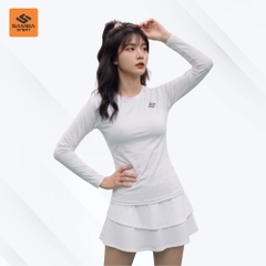 Áo thể thao nữ cổ tròn tay dài Samba Luna