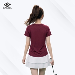 Áo thể thao nữ cổ tròn Samba Flex