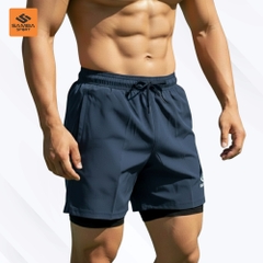 Quần Short Thể Thao Nam 2 Lớp Samba Q039