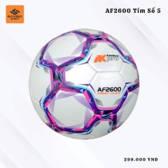 Quả bóng đá AKpro AF2600 Tím số 5