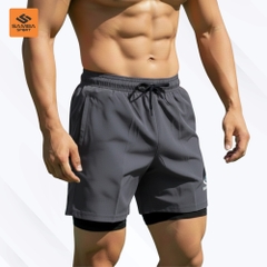 Quần Short Thể Thao Nam 2 Lớp Samba Q039