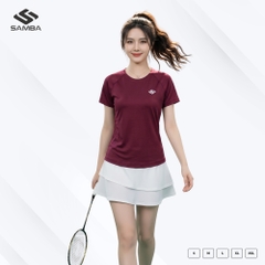 Áo thể thao nữ cổ tròn Samba Flex