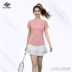 Áo thể thao nữ cổ tròn Samba Flex