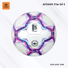 Quả bóng đá AKpro AF2600 Tím số 5