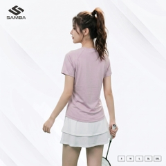 Áo thể thao nữ cổ tròn Samba Flex