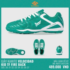 Giày bóng đá trẻ em Kamito Velocidad Kid TF Fire Back