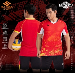 Quần áo bóng chuyền nam Justplay Benteyo