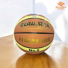 Quả bóng rổ Geru Dán B6 PU 2M Federation