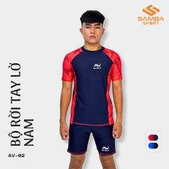 Bộ đồ bơi Ánh Viên tay ngắn nam AV02