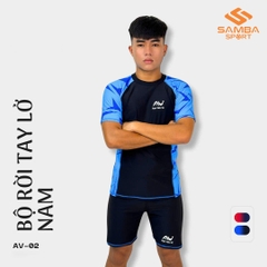 Bộ đồ bơi Ánh Viên tay ngắn nam AV02