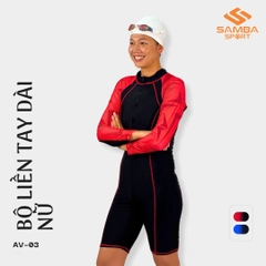 Bộ đồ bơi liền thân Ánh Viên tay dài AV03