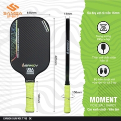Vợt Pickleball Gamicy Moment T700 14mm