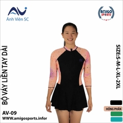 Bộ Váy Liền Tay Dài Ánh Viên AV09