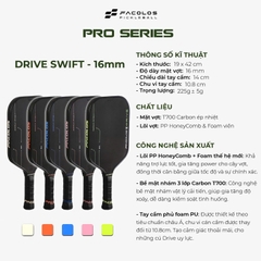 Vợt Pickleball Facolos Pro Series - Drive Swift (16mm)