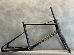 Khung xe đạp minivelo Silverock Stream 20' Thru Axle, chất liệu Carbon